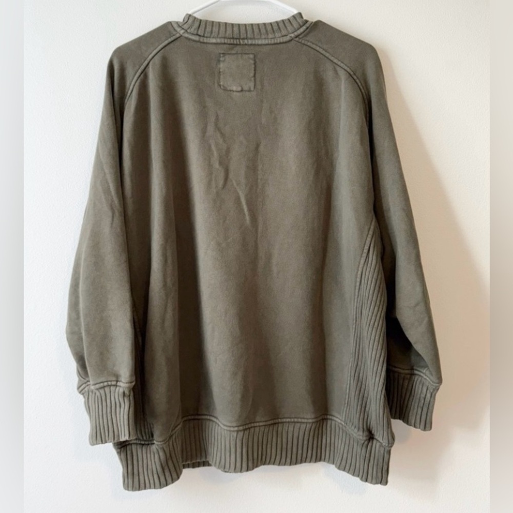 Aerie Down-To-Earth Oversized Crew Sweatshirt Women’s Size Medium (NWOT) - Picture 14 of 15